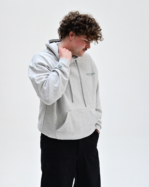 Rally North Hoodie Grey Marl
