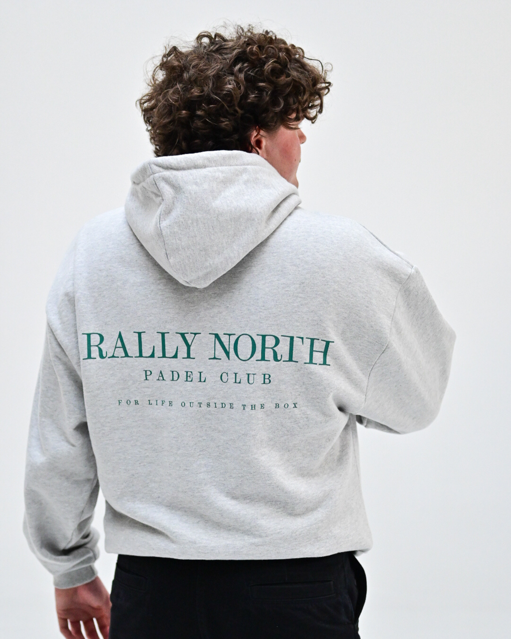 Rally North Hoodie Grey Marl