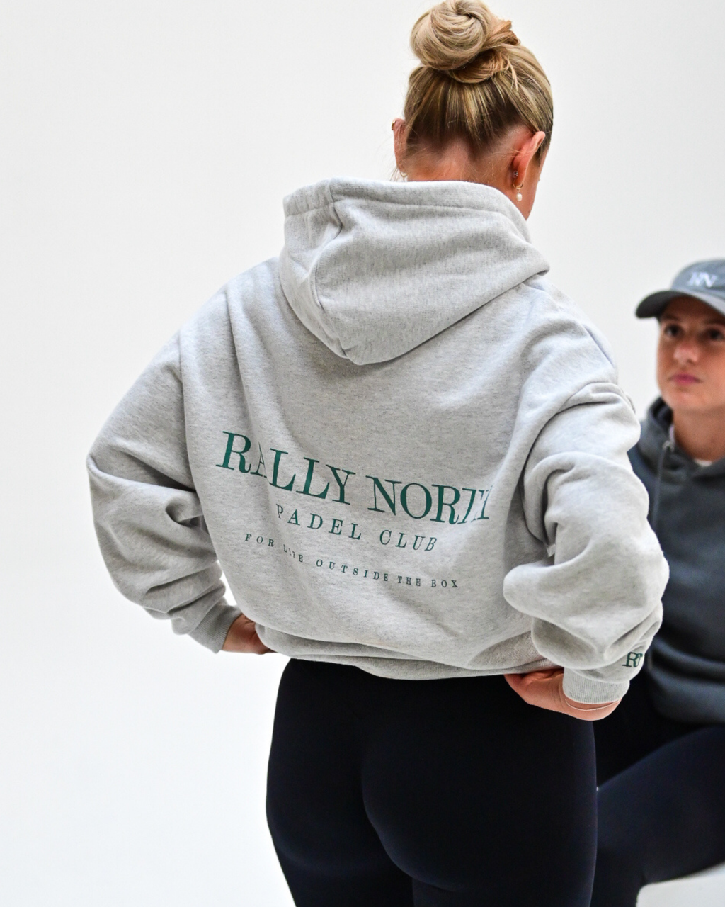 Rally North Hoodie Grey Marl